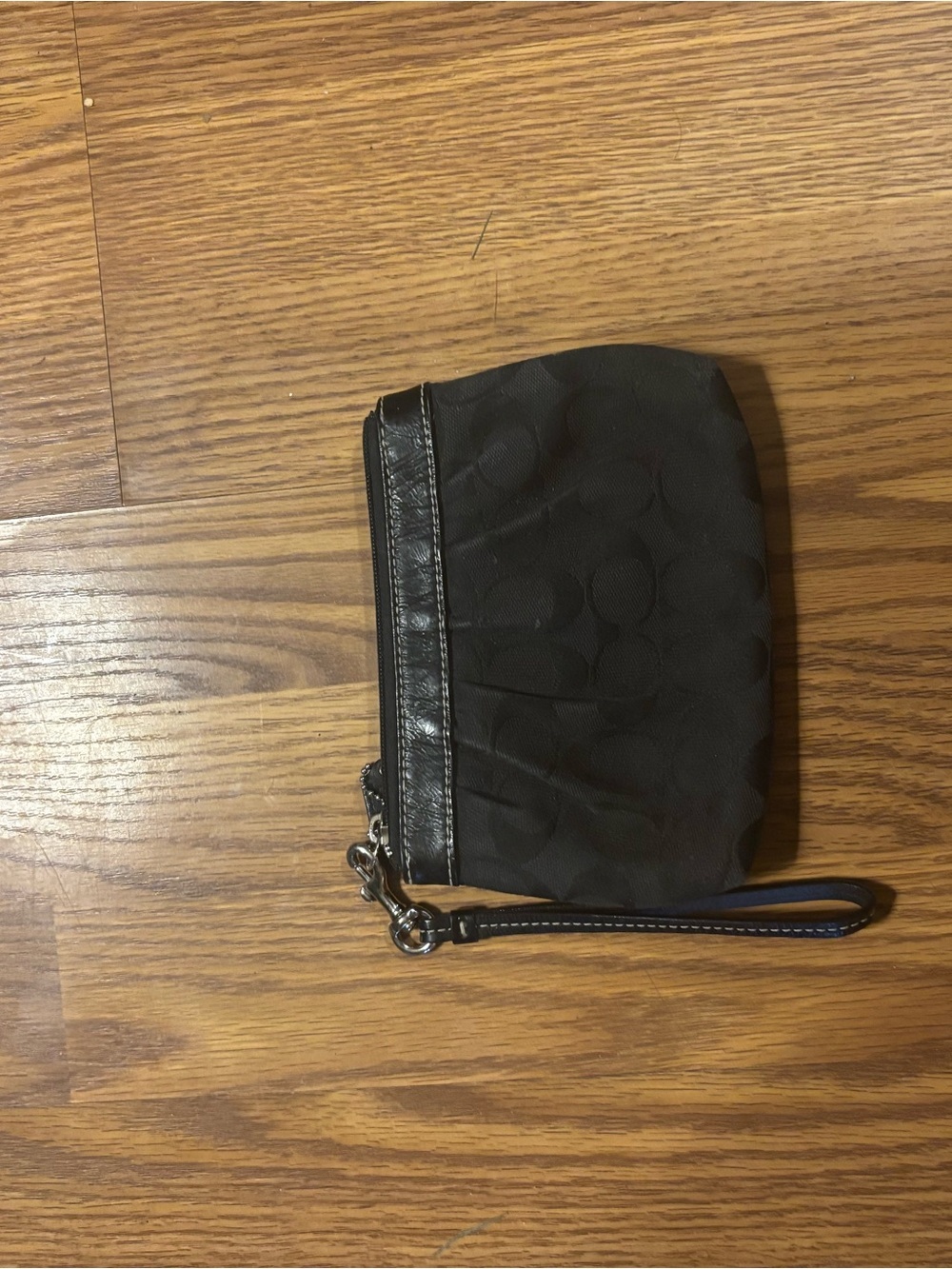 Coach Black Wristlet